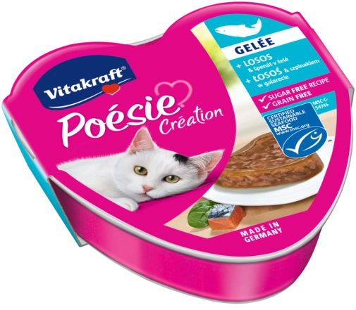 Vitakraft Poesie Creation Łosoś Z Szpinakiem 85g