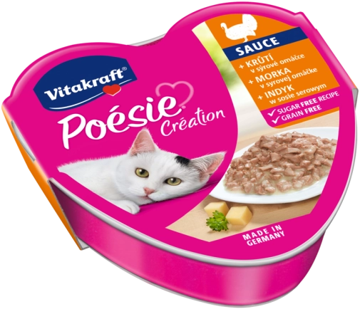 Vitakraft Poesie Creation Indyk W Sosie Serowym 85g