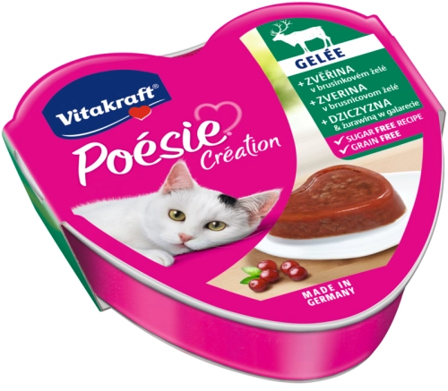 Vitakraft Poesie Creation Dziczyzna I Żurawina W Galarecie 85g