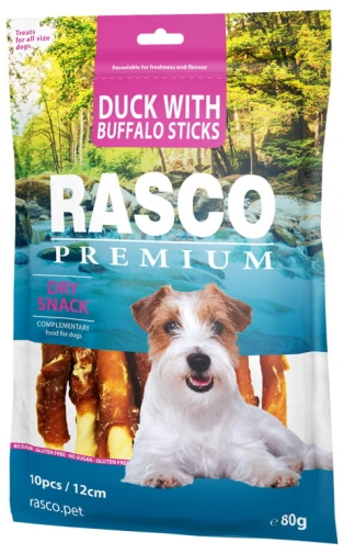 Rasco Premium Przysmak Dla Psa Paski Wołowe Z Kaczką 80g