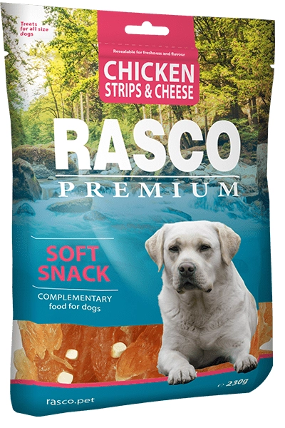Rasco Premium Przysmak Dla Psa Paski Z Kurczaka I Ser 80g