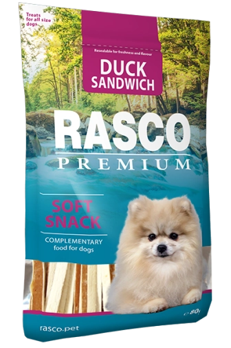 Rasco Premium Przysmak Dla Psa Sandwich Z Kaczką 80g