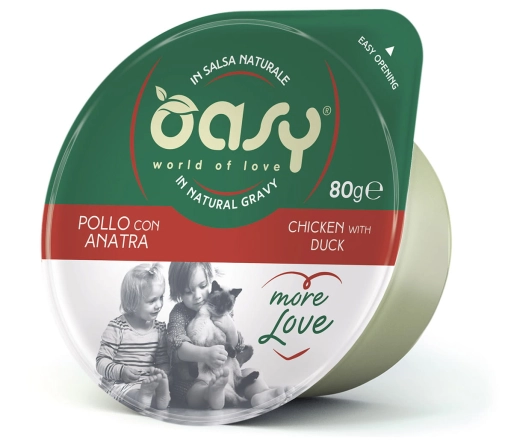 Oasy More Love Kurczak&Kaczka Szalka 70g Dla Kota
