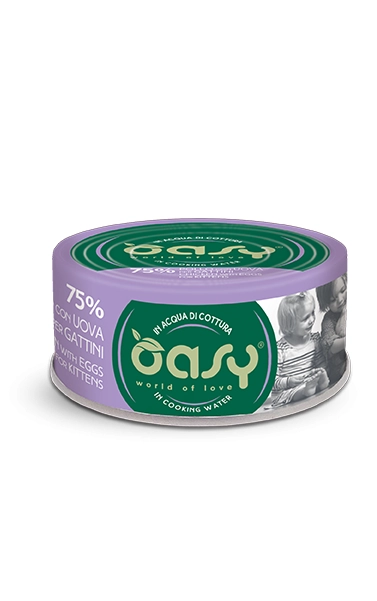 Oasy More Love Kurczak&Jajko Puszka 70g Dla Kociąt