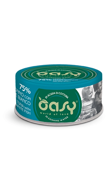 Oasy More Love Tuńczyk&Biała Ryba Puszka 70g Dla Kota