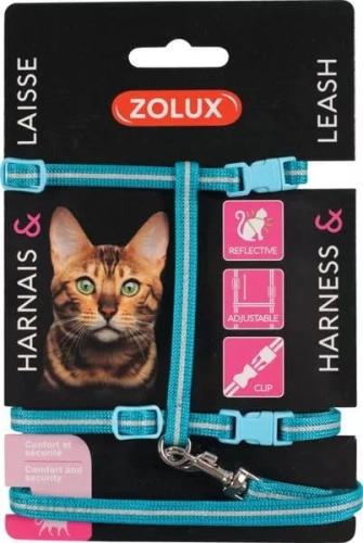 Zolux Niebieski Zestaw Spacerowy Dla Kota