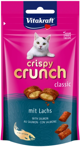 Vitakraft Przysmak Dla Kota Crispy Crunch Łosoś 60g