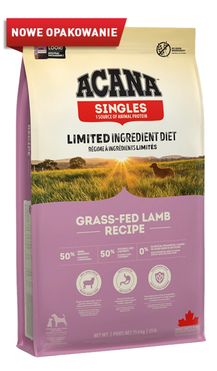 Karma Dla Psa Acana Singles Lamb Grass-Fed 11,4kg