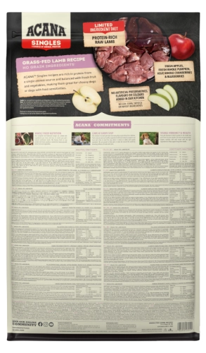 Karma Dla Psa Acana Singles Lamb Grass-Fed 11,4kg