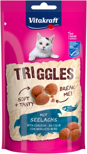 Vitakraft Triggles Przysmak Dla Kota Z Rybą 40g