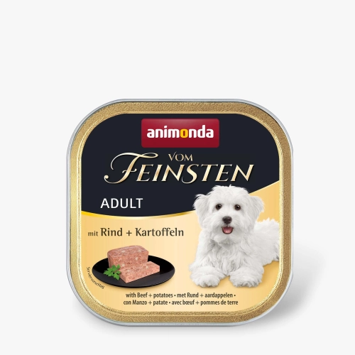 Karma Dla Psa Animonda Vom Feinsten Adult 150g Wołowina Z Ziemniakami