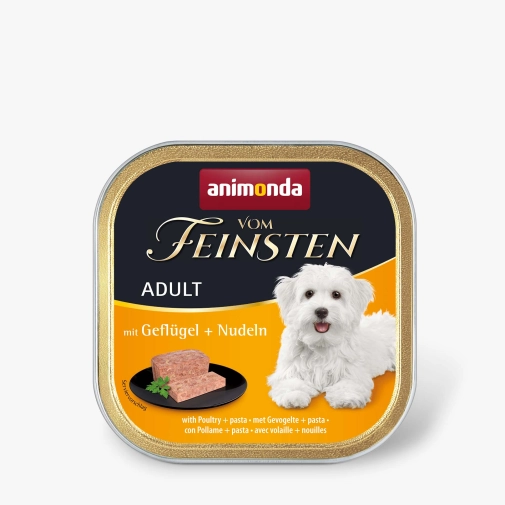 Karma Dla Psa Animonda Vom Feinsten Adult 150g Drób Z Makaronem