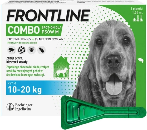 Frontline Combo -m- Psy Od 10 Do 20 Kg 1pipeta