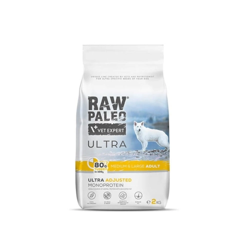 Raw Paleo Ultra Dla Psa Sucha Medium&Large Adult Indyk 2kg
