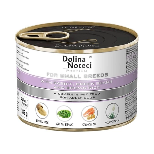 Dolina Noteci Premium Królikiem Fasolką I Ryżem 185g