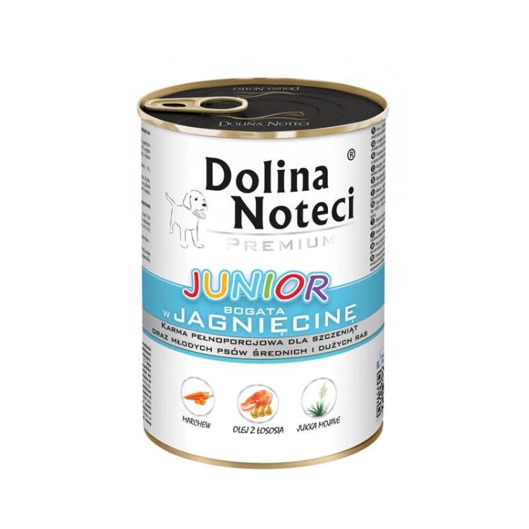 Dolina Noteci Premium Junior Z Jagnięciną 400g