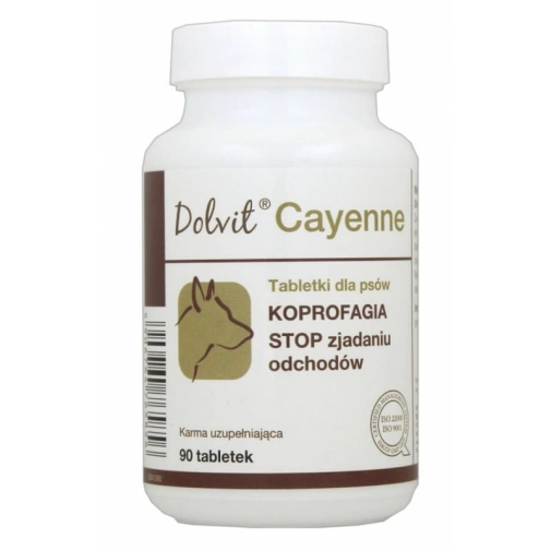 Dolfos Dolvit Cayenne Przeciw Wyjadaniu Nieczysości 90 Tabletek
