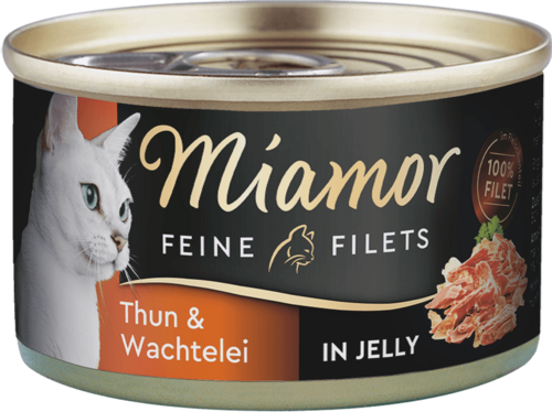 Miamor Filets Tuńczyka Z Jajami Przepiórczymi 100g