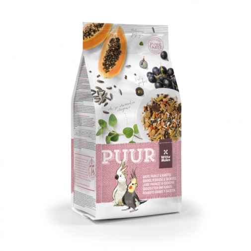 Witte Molen Puur Large Parakeets Dla Dużych Papug 750g