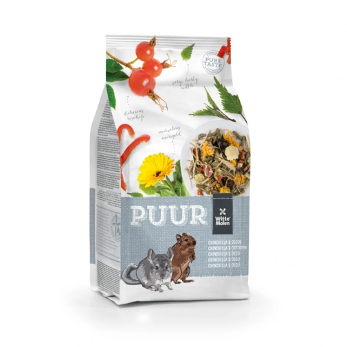 Witte Molen Puur Chinchillas&Degus 500g