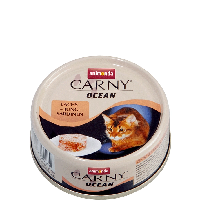 Karma Dla Kota Animonda Carny Ocean Puszka 80g Łosoś I Młode Sardynki