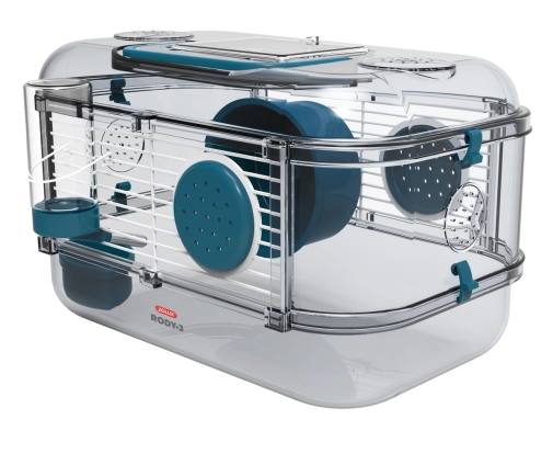 Zolux Rody 3 Mini Klatka 33x21x18 Niebieska