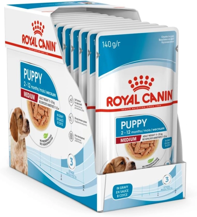 Royal Wet. Canine Medium Puppy 10x140g