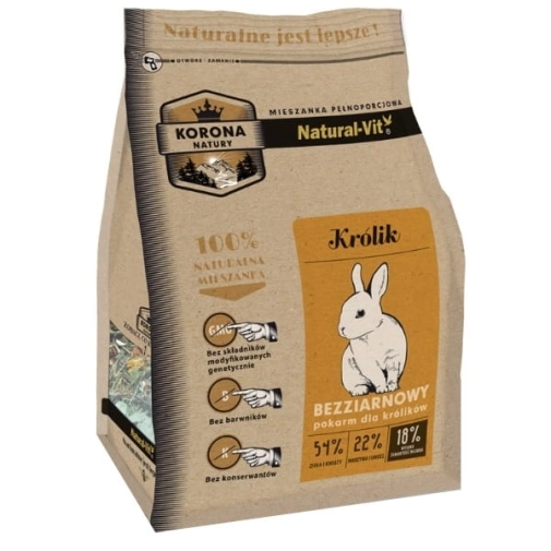 Natural-vit Korona Natury Karma Dla Królika 750g