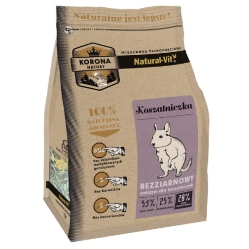 Natural-vit Korona Natury Karma Dla Koszatniczki 750g