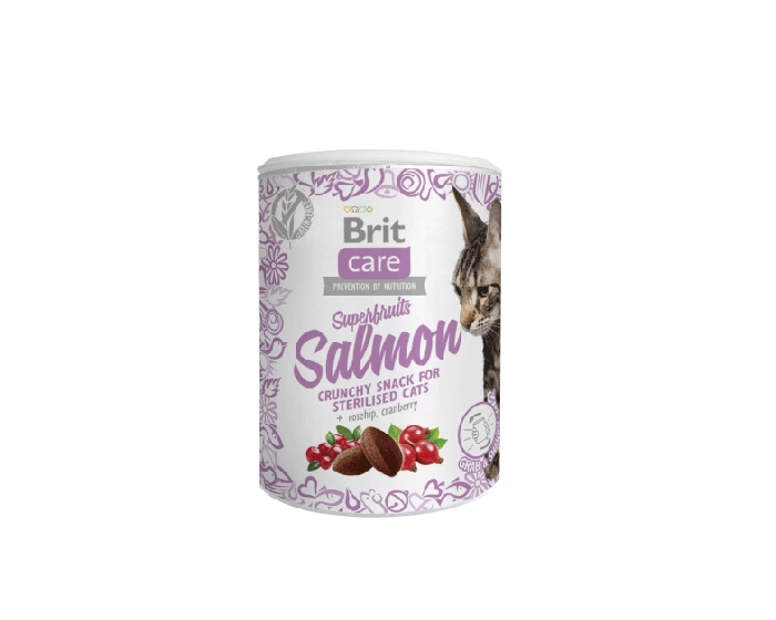 Brit Care Cat Snack Superfruits Salmon 100g