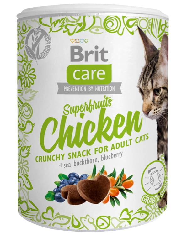 Brit Care Cat Snack Superfruits Chicken 100g