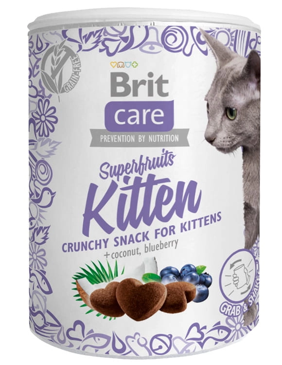 Brit Care Cat Snack Superfruits Kitten 100g