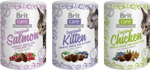Brit Care Cat Snack Superfruits Kitten 100g