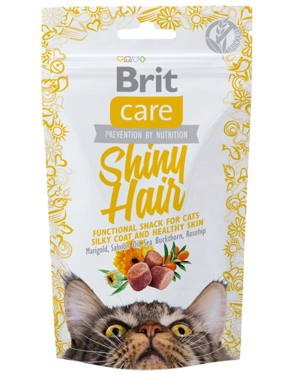 Brit Care Cat Snack Soft Shiny Hair 50g