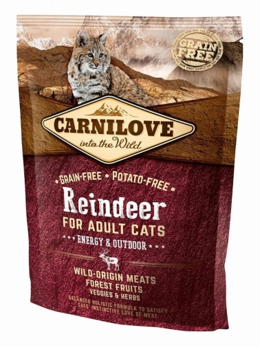 Carnilove Sucha Karma Dla Kota Energy & Outdoor Renifer 400g