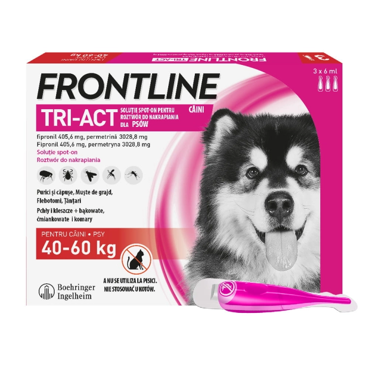 Frontline Tri-act "Xl" 1 Pipeta Dla Psów 40-60kg