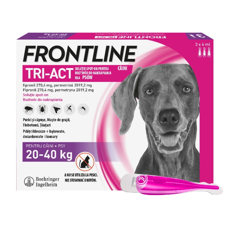 Frontline Tri-act "L" 1pipeta Dla Psów 20-40kg