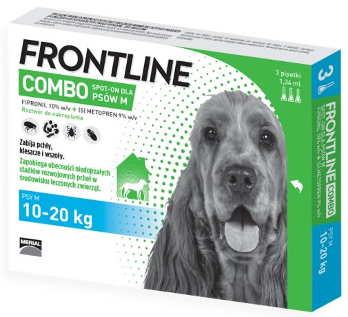 Frontline Combo -m- Psy Od 10 Do 20 Kg 3 Pipety