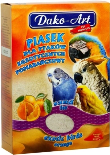 Dako-art Piasek Dla Ptaków Pomarańczowy 1,5kg