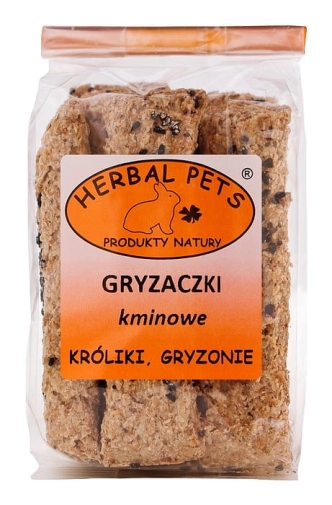 Herbal Pets Gryzaczki Dla Gryzoni Kminkowe 160g