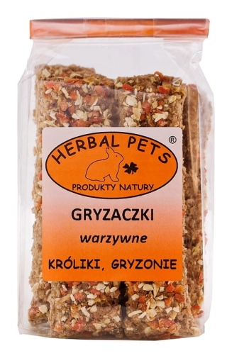 Herbal Pets Gryzaczki Dla Gryzoni Warzywne 160g