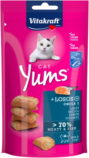 Vitakraft Yums Przysmak Dla Kota Łosoś 40g