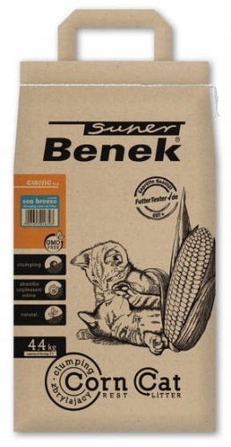Benek Corn Cat Naturalny 7l Morska Bryza