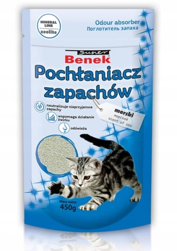 Benek Pochłaniacz Zapachów Morski Worek 450g