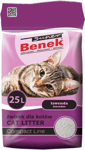 Super Benek Compact Zapachowy Lawenda 25l