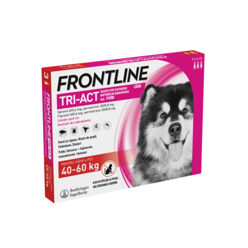 Frontline Tri-act "Xl" 3 Pipety Dla Psów 40-60kg