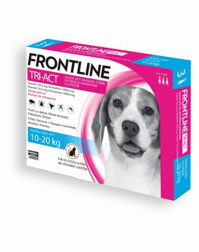 Frontline Tri-act "M" 3 Pipety Dla Psów 10-20kg