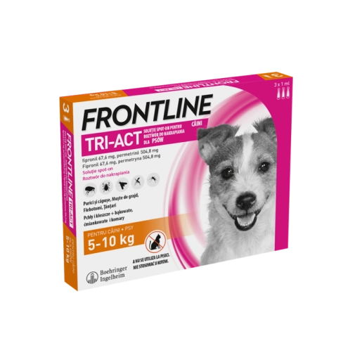 Frontline Tri-act "S" 3 Pipety Dla Psów 5-10kg
