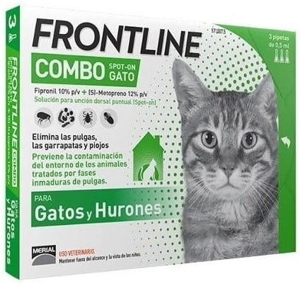 Frontline Combo Dla Kota 0,5ml  3 Pipety