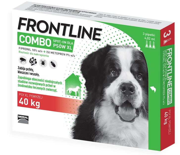 Frontline Combo -xl- Psy Powyżej 40kg 3pipety